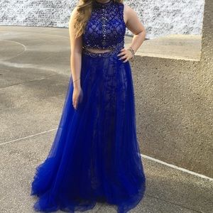 royal blue Vienna prom dress size8